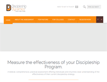 Tablet Screenshot of discipleshipdynamics.com